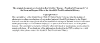Energy - President's Program (1)” of the Loen and Leppert Files at the Gerald R