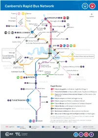 Canberra's Rapid Bus Network