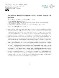 Deformation of Intrasalt Competent Layers in Different Modes of Salt Tectonics Mark G