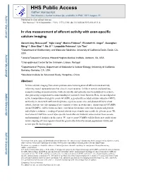 In Vivo Measurement of Afferent Activity with Axon-Specific Calcium Imaging