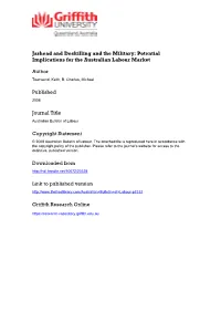 Jarhead Potential Implications for the Australian Labour Market
