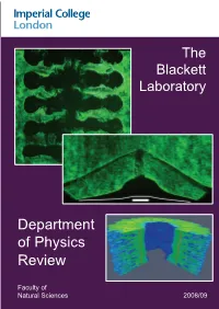 Department of Physics Review
