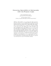 Discovering Vulnerabilities in Webassembly with Code Property Graphs