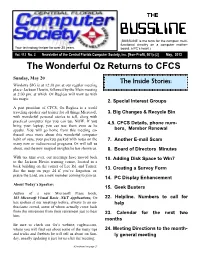 The Wonderful Oz Returns to CFCS