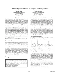 A Wii-Based Gestural Interface for Computer Conducting Systems