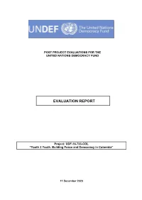 Evaluation Report Standard Format