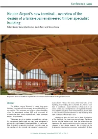 Nelson Airport's New Terminal – Overview of the Design of a Large