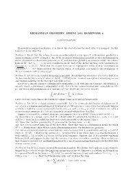 Riemannian Geometry, Spring 2013, Homework 8