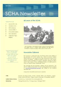 SCHA Newsletter