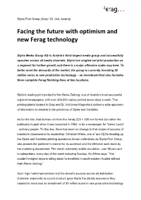 Facing the Future with Optimism and New Ferag Technology