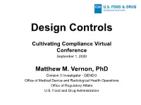 Design Controls