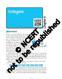 Integersintegersintegers Chapter 6Chapter 6 6 Chapter 6Chapter Chapter 6Chapter Chapter 6