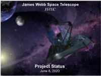 JWST Project Status