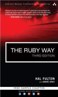 The Ruby Way: Solutions and Techniques in Ruby Programming