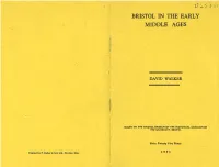 Bristol in the Early Middle Ages