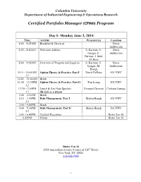 Certified Portfolio Manager (CPM®) Program