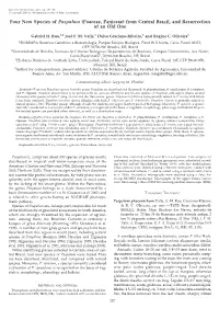Four New Species of Paspalum (Poaceae, Paniceae) from Central Brazil, and Resurrection of an Old One
