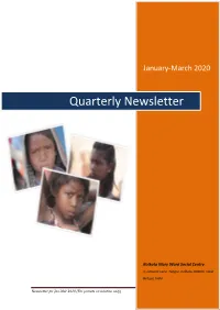 Quarterly Newsletter
