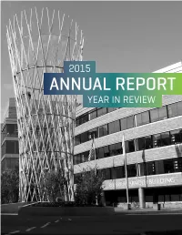 2015 Annual Report: Year in Review