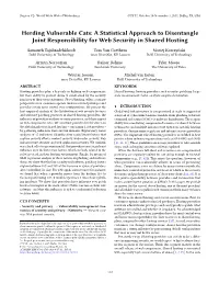 A Statistical Approach to Disentangle Joint Responsibility for Web Security in Shared Hosting