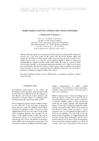 Mobile Robots Adaptive Control Using Neural Networks