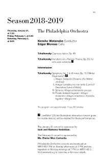 Program Notes | All Tchaikovsky