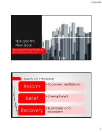 Reform Relief Recovery