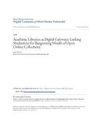 Academic Libraries As Digital Gateways
