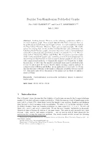 Regular Non-Hamiltonian Polyhedral Graphs