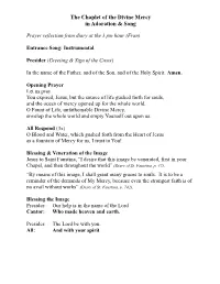The Chaplet of the Divine Mercy in Adoration & Song