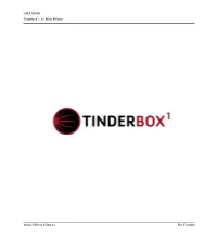 Tinderbox 1 User Guide