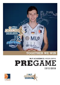 16 MLP Pregame Essen.Indd