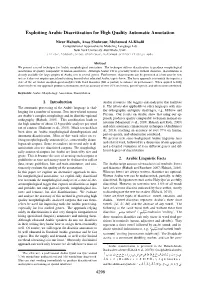 Exploiting Arabic Diacritization for High Quality Automatic Annotation
