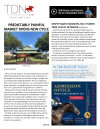 PREDICTABLY PAINFUL MARKET OPENS NEW CYCLE Following Five Days Are Set to Provide the Customary See-Saw of Chris Mcgrath Analyses the OBS Spring Sale’S Results