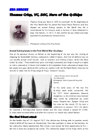 Thomas Crisp, VC, DSC, Hero of the Q-Ships