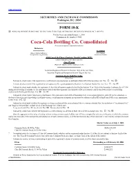Coca-Cola Bottling Co. Consolidated (Exact Name of Registrant As Specified in Its Charter)