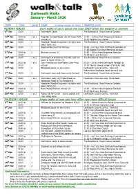 Dartmouth Programme Jan-Mar 2020