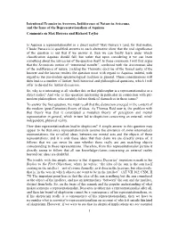 “Intentional Transfer” in Averroes and the Issue of Representationalism