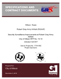 Specifications and Contract Documents