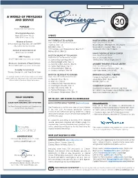 A World of Privileges and Service
