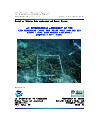 AN ENVIRONMENTAL ASSESSMENT of the JOHN PENNEKAMP CORAL REEF STATE PARK and the KEY LARGO CORAL REEF MARINE SANCTUARY (Unpublished 1983 Report)