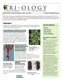FDACS DPI Tri-Ology Volume 50, Number 3