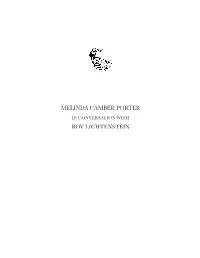 PREVIEW the BOOK Melinda Camber Porter in Conversation With