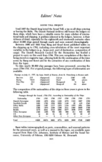 Editors' Notes