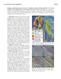 Eskers Associated with Extant Glaciers in Mid-Latitude Graben on Mars: Evidence for Geothermal Controls Upon Recent Basal Melting