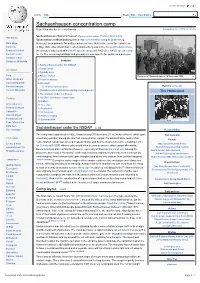 Sachsenhausen Concentration Camp from Wikipedia, the Free Encyclopedia Coordinates: 52°45′57″N 13°15′51″E