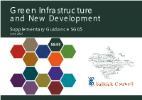 SG05 Green Infrastructure and New Development