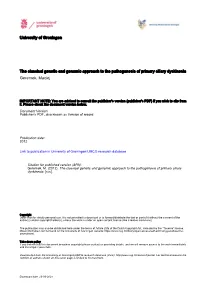 The Classical Genetic and Genomic Approach to the Pathogenesis of Primary Ciliary Dyskinesia Geremek, Maciej