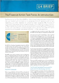 The Financial Action Task Force: an Introduction
