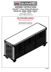 Ultrahd 2-Door Rolling Workbench